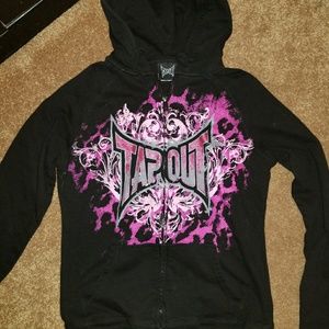 Women's tapout zipper hoodie